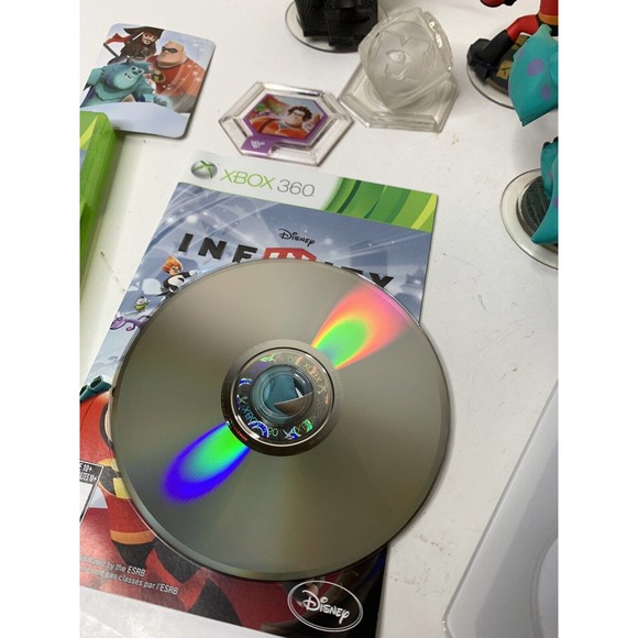 Xbox 360 Disney Infinity 1.0 Starter Pack COMPLETE with Manual 3 Figures Base - Picture 7 of 7